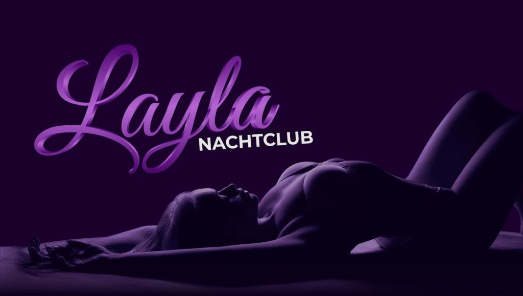 Layla Nachtclub Münster – exklusives Logo mit stilvoller Atmosphäre und edlem Design